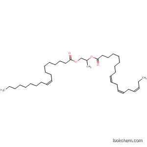 Molecular Structure of 102282-18-8 (9,12,15-Octadecatrienoic acid,
1-[[[(9Z)-1-oxo-9-octadecenyl]oxy]methyl]-1,2-ethanediyl ester,
(9Z,9'Z,12Z,12'Z,15Z,15'Z)-)