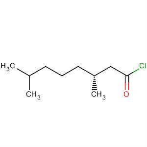 Molecular Structure of 121523-14-6 (Octanoyl chloride, 3,7-dimethyl-, (3R)-)