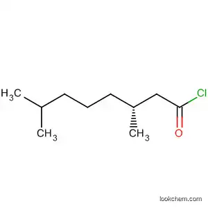 Molecular Structure of 121523-14-6 (Octanoyl chloride, 3,7-dimethyl-, (3R)-)