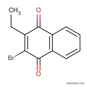 Molecular Structure of 13984-88-8 (1,4-Naphthalenedione, 2-bromo-3-ethyl-)