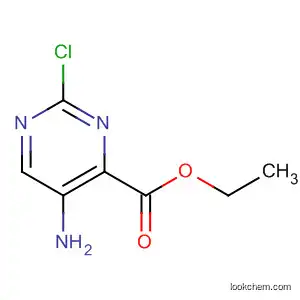Molecular Structure of 59950-50-4 (4-Pyrimidinecarboxylic acid, 5-amino-2-chloro-, ethyl ester)