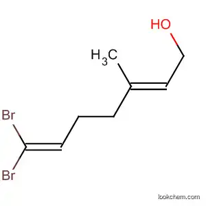 2,6-Heptadien-1-ol, 7,7-dibromo-3-methyl-, (2E)-