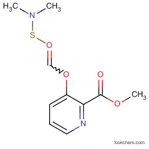 Molecular Structure of 53636-52-5 (2-Pyridinecarboxylic acid, 3-[(dimethylamino)thioxomethoxy]-, methyl
ester)