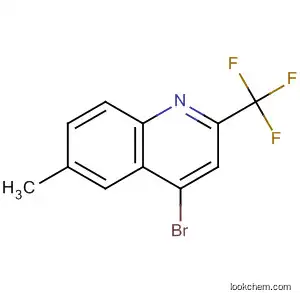 Molecular Structure of 18706-27-9 (4-Bromo-6-methyl-2-(trifluoromethyl)quinoline)