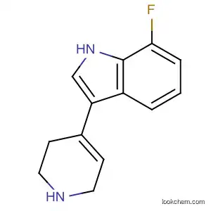 Molecular Structure of 200714-22-3 (1H-Indole, 7-fluoro-3-(1,2,3,6-tetrahydro-4-pyridinyl)-)