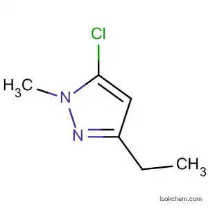 Molecular Structure of 29938-63-4 (1H-Pyrazole, 5-chloro-3-ethyl-1-methyl-)