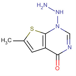 Thieno[2,3-d]pyrimidin-4(1H)-one, 6-methyl-, hydrazone