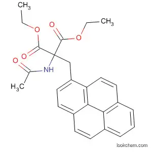 Propanedioic acid, (acetylamino)(1-pyrenylmethyl)-, diethyl ester