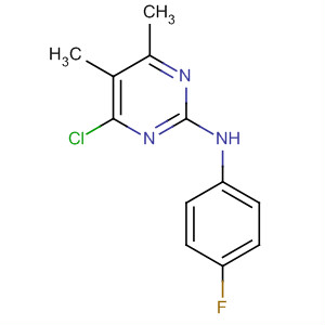 4-Chloro-2-(4-fluorophenylamino)-5,6-dimethylpyrimidine