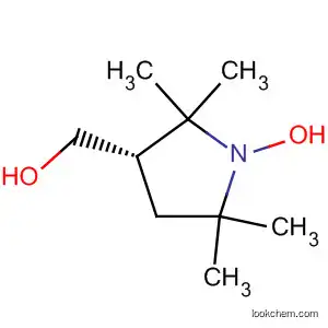 Molecular Structure of 68421-44-3 (1-Pyrrolidinyloxy, 3-(hydroxymethyl)-2,2,5,5-tetramethyl-, (3S)-)