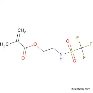 Molecular Structure of 314756-98-4 (2-Propenoic acid, 2-Methyl-, 2-[[(trifluoroMethyl)sulfonyl]aMino]ethyl ester)