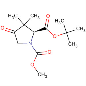 1,2-PYRROLIDINEDICARBOXYLIC ACID, 3,3-DIMETHYL-4-OXO-, 1-(1,1-DIMETHYLETHYL) 2-METHYL ESTER, (2S)-CAS
