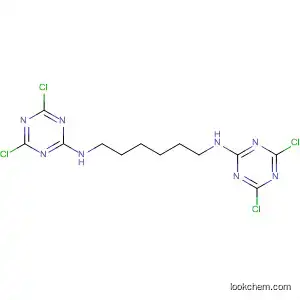 Molecular Structure of 49812-79-5 (N,N'-(1,6-Hexanediyl)bis(4,6-dichloro-1,3,5-triazine-2-amine))