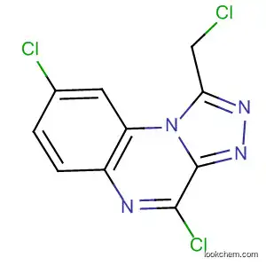 Molecular Structure of 848088-37-9 ([1,2,4]Triazolo[4,3-a]quinoxaline, 4,8-dichloro-1-(chloromethyl)-)