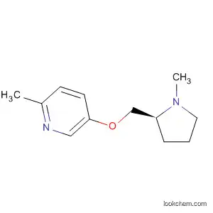 Molecular Structure of 161417-05-6 (Pyridine, 2-methyl-5-[[(2S)-1-methyl-2-pyrrolidinyl]methoxy]-)