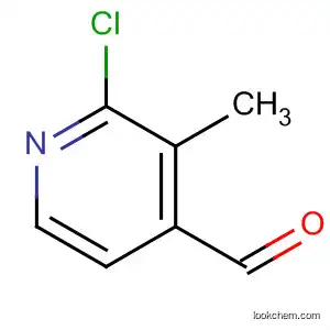 Molecular Structure of 790696-96-7 (2-Chloro-3-methylpyridine-4-carboxaldehyde)