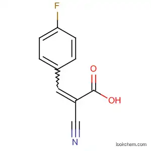 Molecular Structure of 118409-66-8 (2-Propenoic acid, 2-cyano-3-(4-fluorophenyl)-)