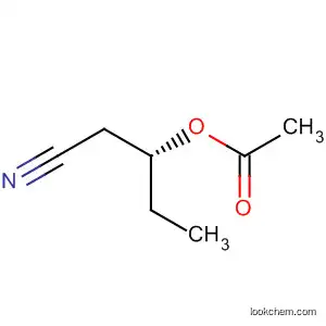 Molecular Structure of 198561-46-5 (Pentanenitrile, 3-(acetyloxy)-, (3R)-)