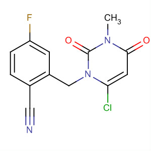 2-((6-chloro-3-methyl-2;4-dioxo-3;4-dihydropyrimidin-1(2H)-yl)methyl)-4-fluorobenzonitrile