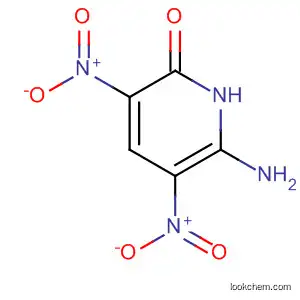 Molecular Structure of 132683-63-7 (2(1H)-Pyridinone, 6-amino-3,5-dinitro-)