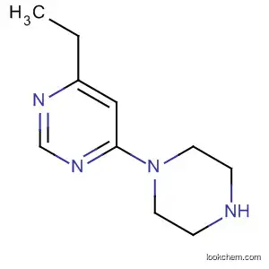 Molecular Structure of 153469-07-9 (4-ethyl-6-(1-piperazinyl)pyrimidine(SALTDATA: 2HCl 0.5H2O))