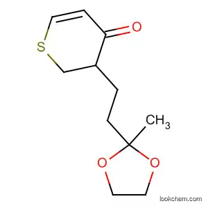 Molecular Structure of 194242-45-0 (4H-Thiopyran-4-one, 2,3-dihydro-3-[2-(2-methyl-1,3-dioxolan-2-yl)ethyl]-)