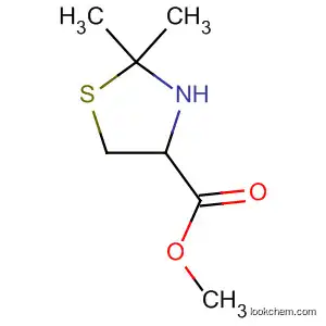 Molecular Structure of 3963-75-5 (4-Thiazolidinecarboxylic acid, 2,2-dimethyl-, methyl ester)