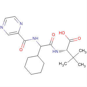 (s)-2-((s)-2-cyclohexyl-2-[(pyrazine-2-carbonyl)-amino]-acetylamino)-3,3-dimethyl-butyricacid