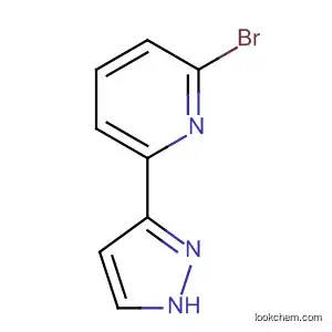 Molecular Structure of 474707-68-1 (Pyridine, 2-bromo-6-(1H-pyrazol-3-yl)-)