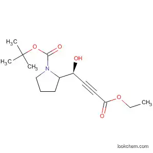 1-Pyrrolidinecarboxylic acid,
2-[(1S)-4-ethoxy-1-hydroxy-4-oxo-2-butynyl]-, 1,1-dimethylethyl ester,
(2S)-