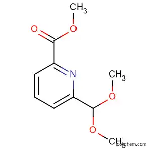 Molecular Structure of 118130-85-1 (2-Pyridinecarboxylic acid, 6-(dimethoxymethyl)-, methyl ester)