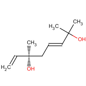 Molecular Structure of 150283-67-3 (3,7-Octadiene-2,6-diol, 2,6-dimethyl-, (3E,6R)-)
