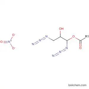 Molecular Structure of 70391-63-8 (2-Propanol, 1,3-diazido-, nitrate (ester))