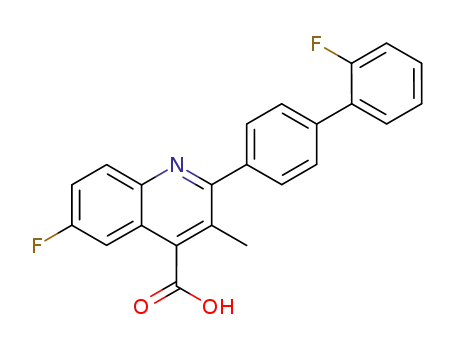 Molecular Structure of 96187-53-0 (Brequinar)