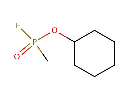 Molecular Structure of 329-99-7 (cyclohexyl methylphosphonofluoridate)