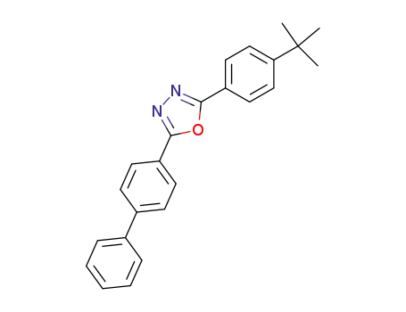 Molecular Structure of 15082-28-7 (2-(4-tert-Butylphenyl)-5-(4-biphenyl)-1,3,4-oxadiazole)