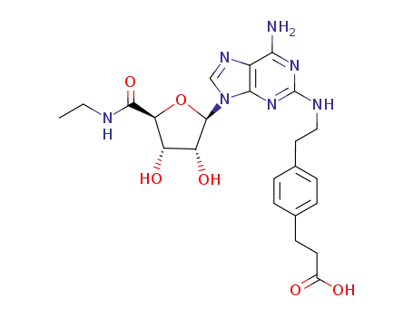 2-(4-(2-Carboxyethyl)phenethylamino)-5'-N-ethylcarboxamidoadenosine