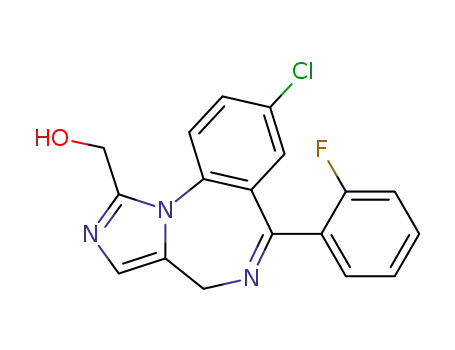 Molecular Structure of 59468-90-5 (1'-HYDROXYMIDAZOLAM)