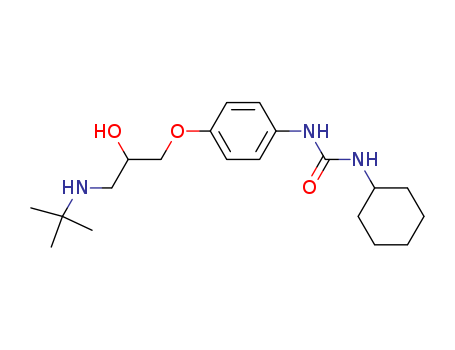 1-Ccyclohexyl-3-[4-[2-hydroxy-3-(tert-butylamino)propoxy]phenyl]urea