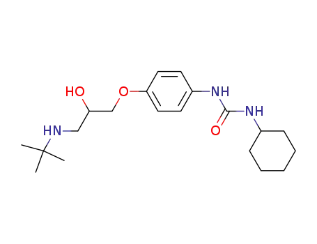 Molecular Structure of 57460-41-0 (Talinolol)