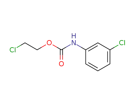 Molecular Structure of 587-56-4 (2-chloroethyl N-(3-chlorophenyl)carbamate)