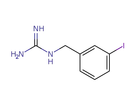 Molecular Structure of 80663-95-2 (CAINDEXNAME:GUANIDINE,[(3-IODOPHENYL)METHYL])
