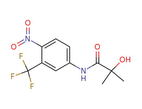 Propanamide,2-hydroxy-2-methyl-N-[4-nitro-3-(trifluoromethyl)phenyl]- 52806-53-8