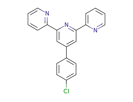 Molecular Structure of 89972-75-8 (4'-(4-CHLOROPHENYL)-2,2':6',2''-TERPYRIDINE)