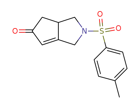 Molecular Structure of 133886-43-8 (2-tosyl-2,3,3a,4-tetrahydrocyclopenta[c]pyrrol-5(1H)-one)