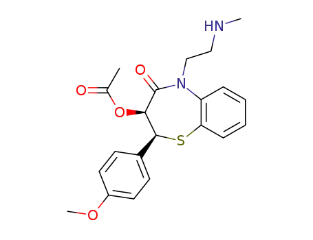 Molecular Structure of 85100-17-0 (N-monodemethyldiltiazem)