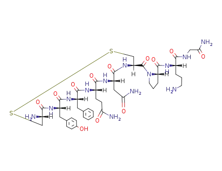 Molecular Structure of 3397-23-7 (Ornipressin)