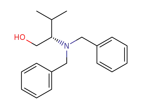 Molecular Structure of 111060-54-9 ((S)-2-(DIBENZYLAMINO)-3-METHYL-1-BUTANOL)