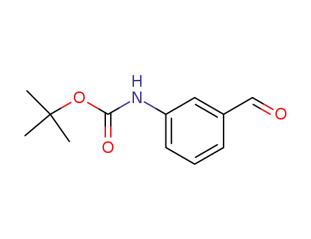 Molecular Structure of 176980-36-2 ((3-Formyl-phenyl)-carbamic acid tert-butyl ester)