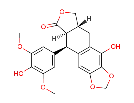 Molecular Structure of 568-53-6 (alpha-peltatin)